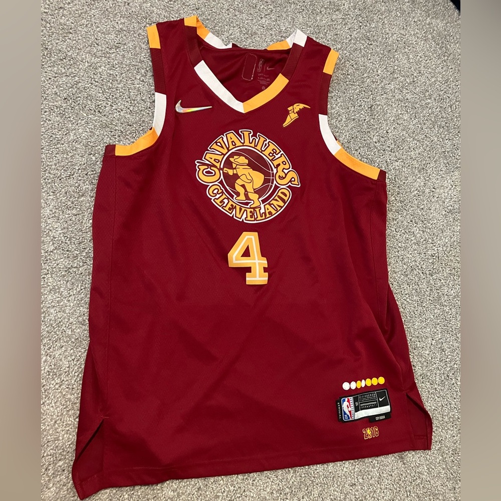 Evan Mobley 2021-22 Cleveland Cavs City Edition Nike jersey